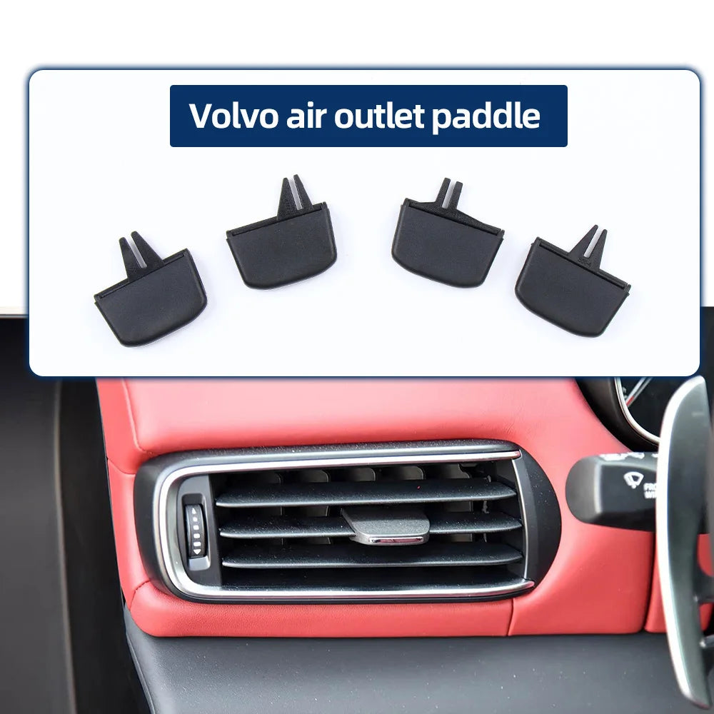 Car Front AC Conditioning Air Vent Grille Outlet Tab Slider Clip Repair Kit For Volvo V60 S60 V40 11-19 Auto Replacement Parts