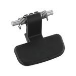 Black Armrest Box Latch Auto Armrest Box Accessory Zinc Alloy Central Console Handle Black Finish Direct Installation