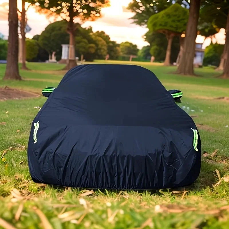 Universal Full Car Cover | Outdoor Sun Snow UV Protection for SUV Sedan S-XXL alternate view