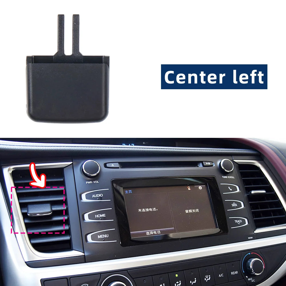 Car Air Conditioning Vent Replacement Tab Clip Dash Vent Outlet Tab Clip for Toyota Highlander 15-21 Auto Interior Accessories