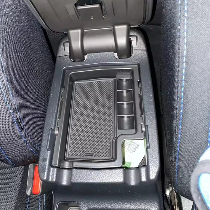 For Subaru XV Crosstrek 2012 2013 2014 2015 2016 2017 ABS Car Center Console Armrest Storage Box Tray Car Accessories