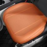 Breathable Leather Car Seat Cover Universal Front Seat Protection Cushion Luxury Ca additional angle