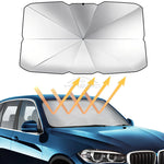 Multi Purpose Convenient Foldable Car Windshield Sunshades Interior Protechor Accessor close-up view