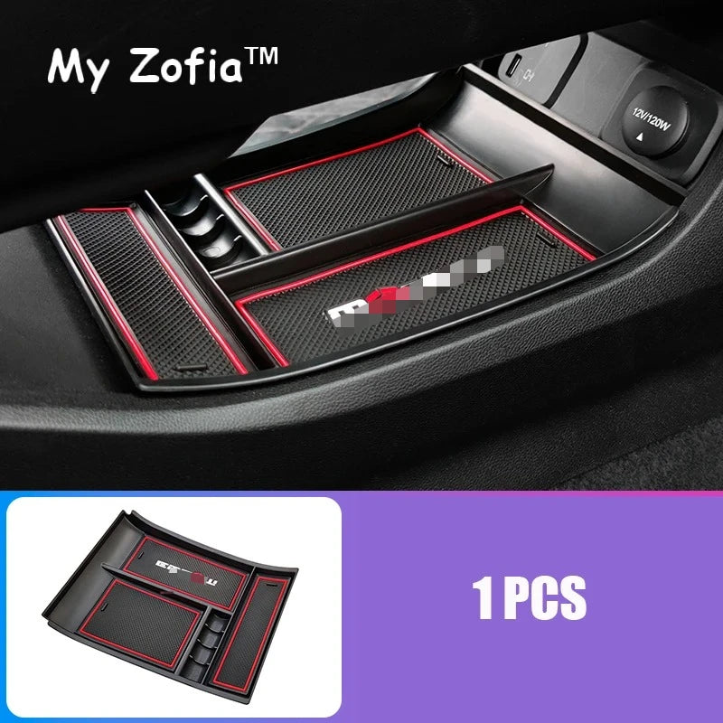 For New Dodge Attitude GT GAC Empow 2024 2025 Car Center Armrest Storage Box | Plastic A detail view