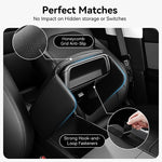 YZ for Tesla Model YL 3 Y Highland Juniper Center Console Central Box Armrest Pad Rest Lid TPU Soft Case Cover Car Accessories