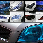 Car Headlight Taillight Protective Film Tint Vinyl Film Auto Lamp Film Sticker Sheet C close-up view