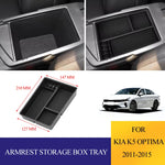 Car Armrest Storage Box For KIA K5 Optima 2011-2015 Center Console Organizer Tray Interior Accessories