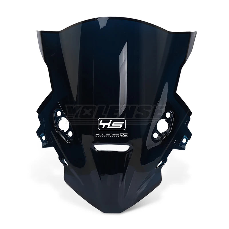 YOLENSE Double Bubble Windscreen for CFMOTO 675SR 675SR-R | Motorcycle Wind Deflector lifestyle view