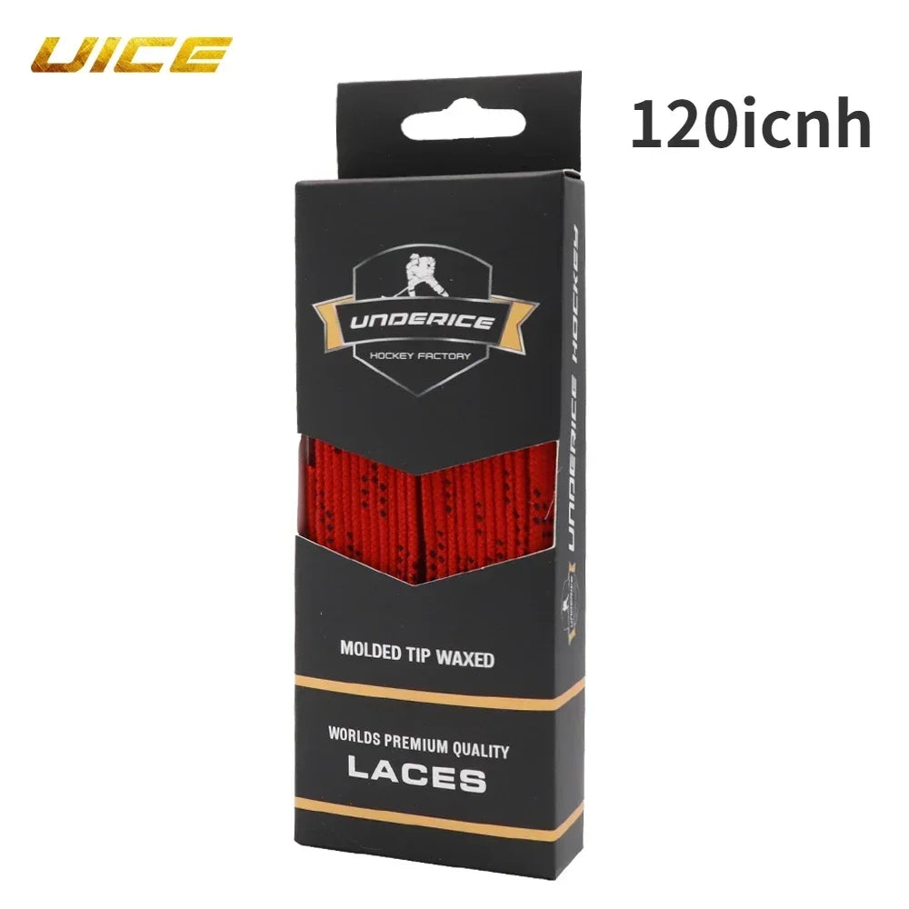 UICE Ice Hockey Skate Laces 9 Colors Hockey Skate Shoe Lacer Dual Layer Braid 84-120i lifestyle view