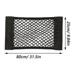 1 Universal Car Storage Bag Dual-Layer Mesh Trunk Organizer | Integrated Car Storag additional angle