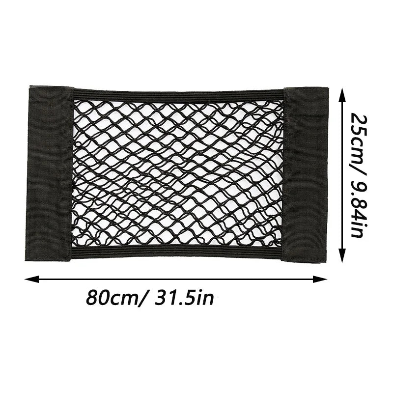 1 Universal Car Storage Bag Dual-Layer Mesh Trunk Organizer | Integrated Car Storag additional angle
