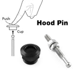 4Pcs Universal 22mm Car Push Button Bonnet Hood Pin Lock Clip Kit Quick Release Latch Engine Bonnets Auto Accessories HL-1001