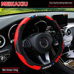 All-Season Sport Carbon Fiber Steering Wheel Cover 37-38cm lifestyle view
