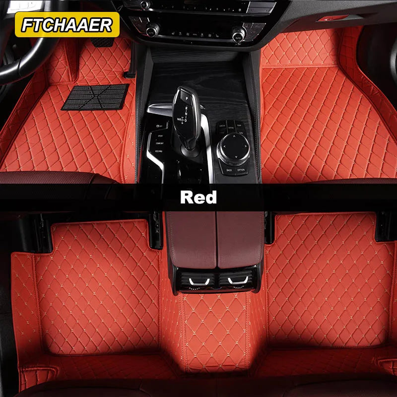 Custom Car Floor Mats For VW Golf GTI Convertible Auto Carpets Foot Coche Accessorie