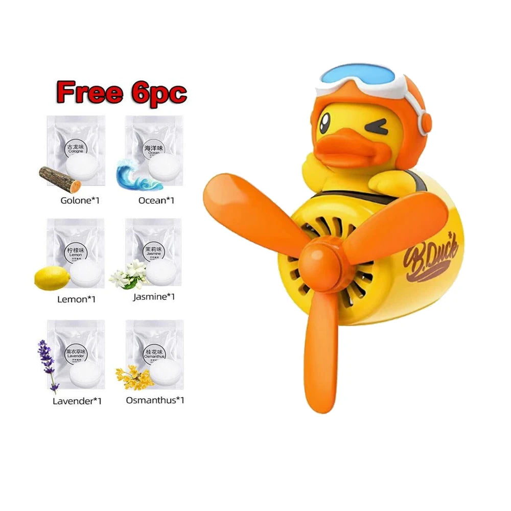 Pilot Bear Car Air Freshener Vent Clip | Cute DIY Perfume Diffuser for Car Air Outlet detail view