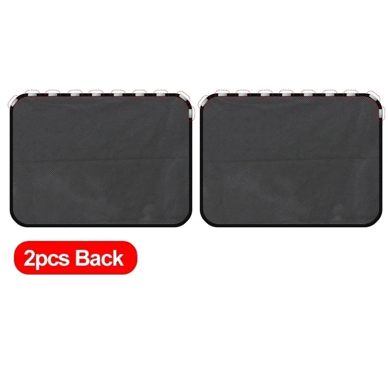 Magnetic Car Window Sunshade Cover | UV Protection Mesh Curtain for Side and Rear W additional angle