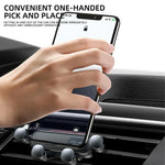 Universal Car Air Vent Phone Holder | Gravity Auto GPS Mount Stand lifestyle view