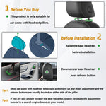 180° Adjustable Car Headrest Pillow – Thickened Memory Foam Neck Support with ABS Fra lifestyle view