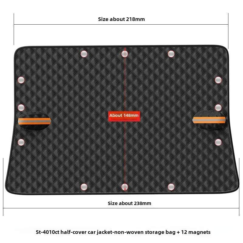 Car Windshield Cover for Ice and Snow | Windproof Car Window Guard with Magnetic and Ref detail view