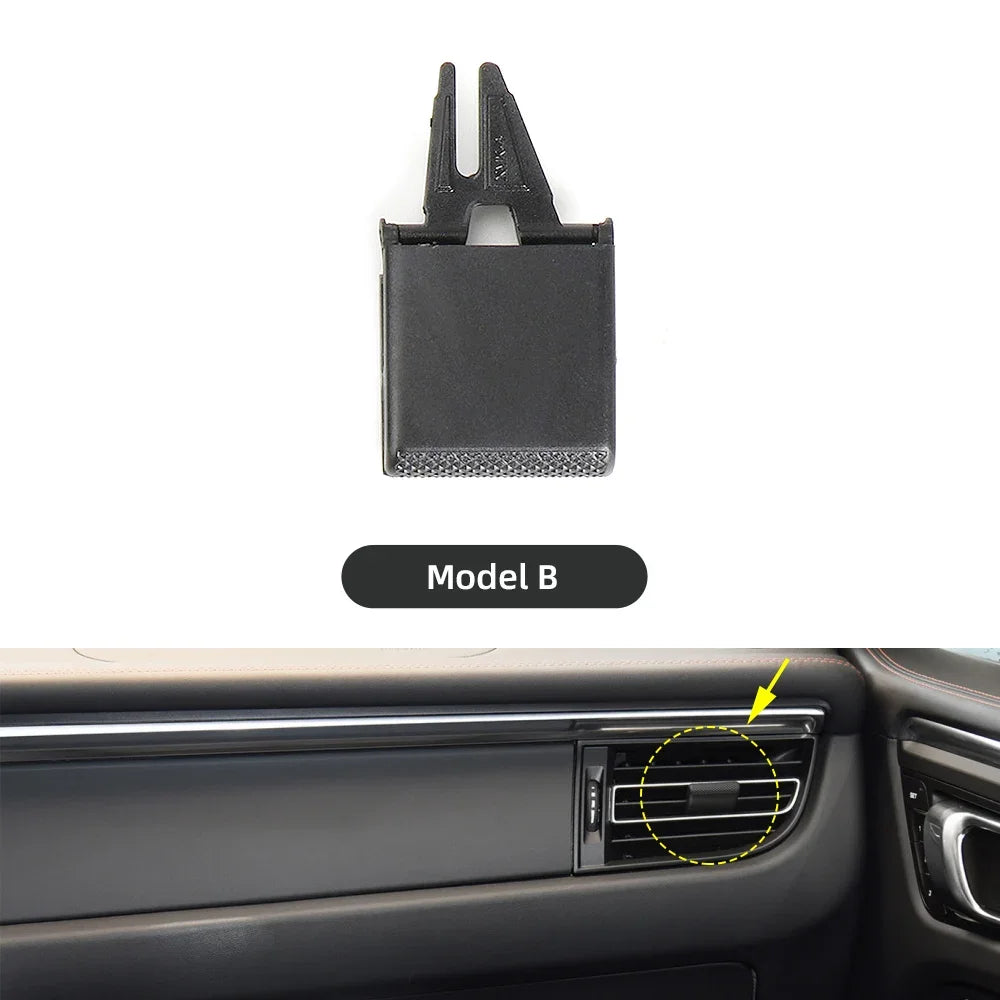 95B819110D Car Front Rear AC Air Vent Outlet Tab Clip Repair Kit Air Conditioning Vent Outlet Clip For Porsche Macan 2018-2021