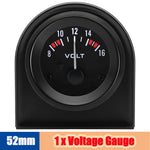 52mm Auto Gauge Kit with Sensor | LED Digital Oil Temp, Water Temp, Oil Pressure, Fue lifestyle view