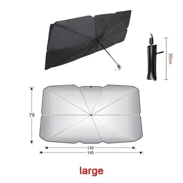 Car Sunshade for Front Windshield and Side Windows | Waterproof Car Interior Sun Prote close-up view
