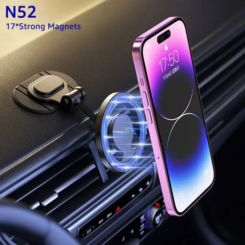 Metal Magnetic Car Phone Holder for MagSafe lifestyle view