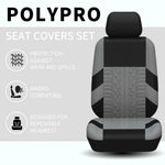 Car Seat Covers Full Set Front Split Rear Bench For Car Universal Cloth SUV Sedan Van lifestyle view