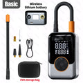 Portable Air Pump Wireless Car Tire Inflator Electric Air Compressor LCD Display Air Injector For Bike Car Motorcycle Tyre Ball