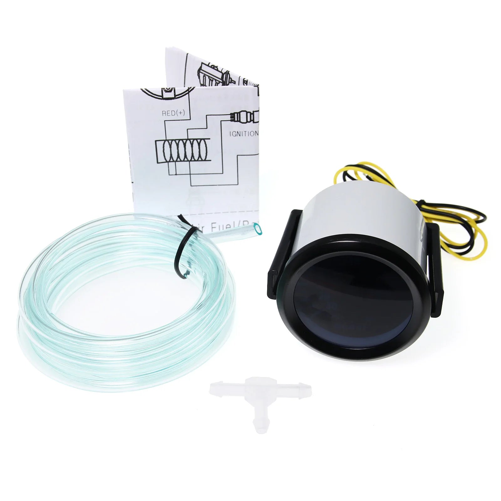 2" 52MM Car Gauge Tachometer Boost Meter PSI Bar Water Temp Oil Temp Gauge Oil Pressur close-up view