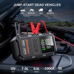 5000A Car Jump Starter with Air Compressor 150PSI Tire Inflator