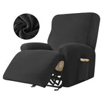 1/2/3 Seater Velvet Stretch Recliner Sofa Cover  Relax Armchair Slipcover Elastic All-inclusive Reclining Sofa Protector