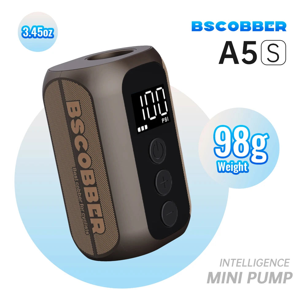 BSCOBBER 4in1 Electric Portable Tire Inflator | 100PSI Bike Pump with Digital Display alternate view