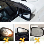 2Pcs Rear View Side Mirror Rain Board Eyebrow Guard Sun Visor Car Accessories