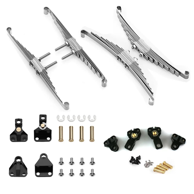 RC Truck Metal Spring Plate Suspension Front Rear Leaf Spring Hanger for 1/14 Tamiya SCANIA 770S R620 VOLVO BENZ MAN LESU Car