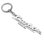 TURBO Keychain Car Key Ring Metal Keychain detail view