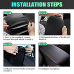 For Honda Fit 2023-2024 Car Center Console Armrest Box Cover Leather Protective Cover Trim