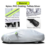 Car Cover Thickened Outdoor Sun Protection 190T | Full Exterior Snow Cover with Refle lifestyle view