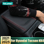 Accessories For Hyundai Tucson NX4 Hybrid 2021 2022 2023 2024 N Line Car Center Console Armrest Box Protective Mat Trim Cover
