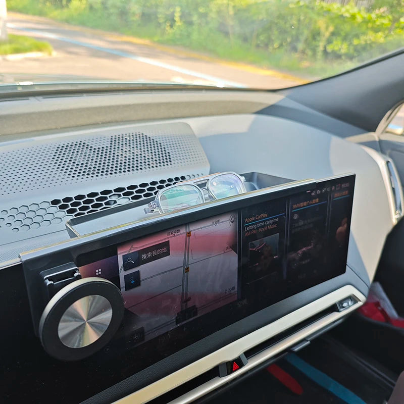 For BMW X5 X6 X7 IX 2023 2024 2025 14.9 Inch Screen Phone Magnetic Stand Holder Mou additional angle