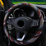 Flax Steering Wheel Cover 15 Inch for Cars SUVs lifestyle view