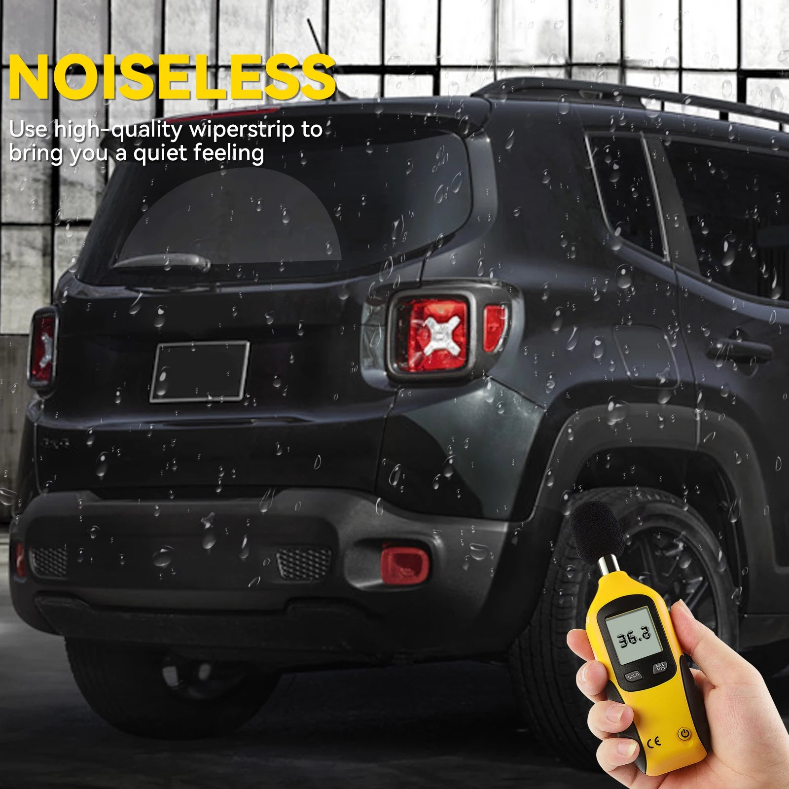 10" Car Rear Wiper Blade For Jeep Renegade 2015 2016 2017 2018 2019 2020 2021 2022 2023 68256590AA Rain Brush Tailgate Window