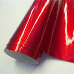 Silver Glossy Candy Metallic Vinyl Wrap Film Wrapping Foil Car Sticker Sheet For Moto alternate view