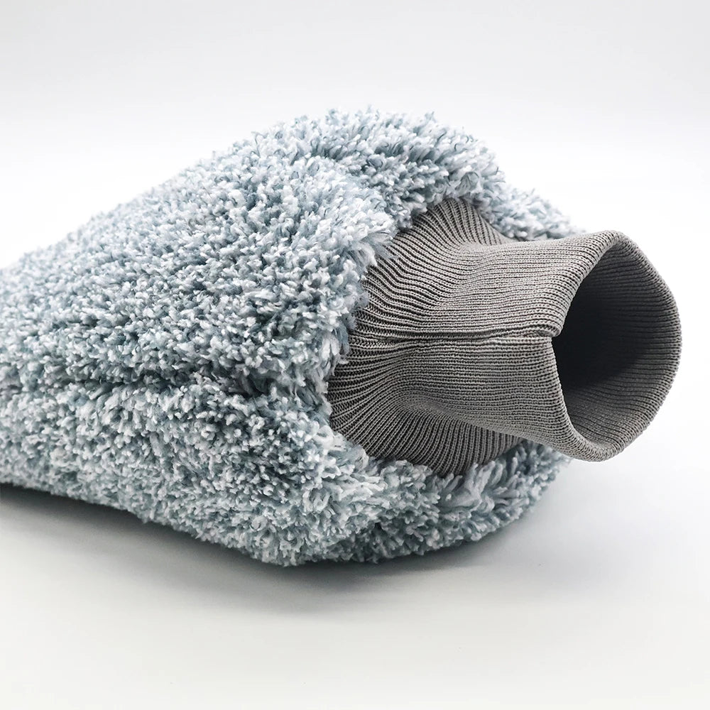 AUTOBRIGHT Premium Car Wash Mitt Thick Scratch-Free High Absorbency Soft Microfiber additional angle
