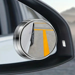 A Pair of 360-Degree Adjustable Wide-Angle Blind Spot Mirrors, Reversing Mirrors, and alternate view