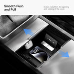 YZ For Tesla Model Y YL Juniper 3 Highland 2021-2026 Storage Box Hidden Armrest Front Ce detail view