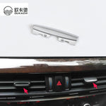 AC Vent Tab Air Conditioning Outlet Clip Chrome Plated Fit for BMW X5 X6 F15 F16 2014 2015 2016 2017 2018 Accessories