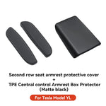 YZ Silicone Second Row Armrest Protective Cover For Tesla New Model YL Custom Fit Anti close-up view