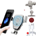 VIKEFON Car Wireless Charger Air Vent Mount | Fast Induction Phone Holder for iPhone Sam detail view