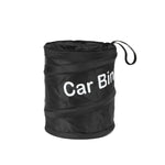 Collapsible Black Car Trash Can Pack Trash Bag Rubbish Waste Bin for Little Leak Proo alternate view